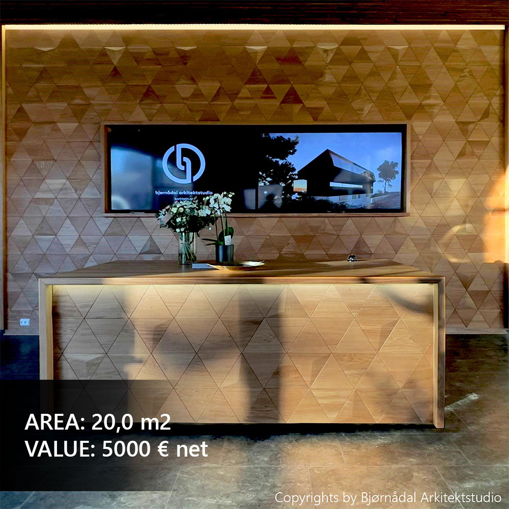 Modern wood wall panels used as a decorative accent wall in a stylish bar, enhancing interior design.